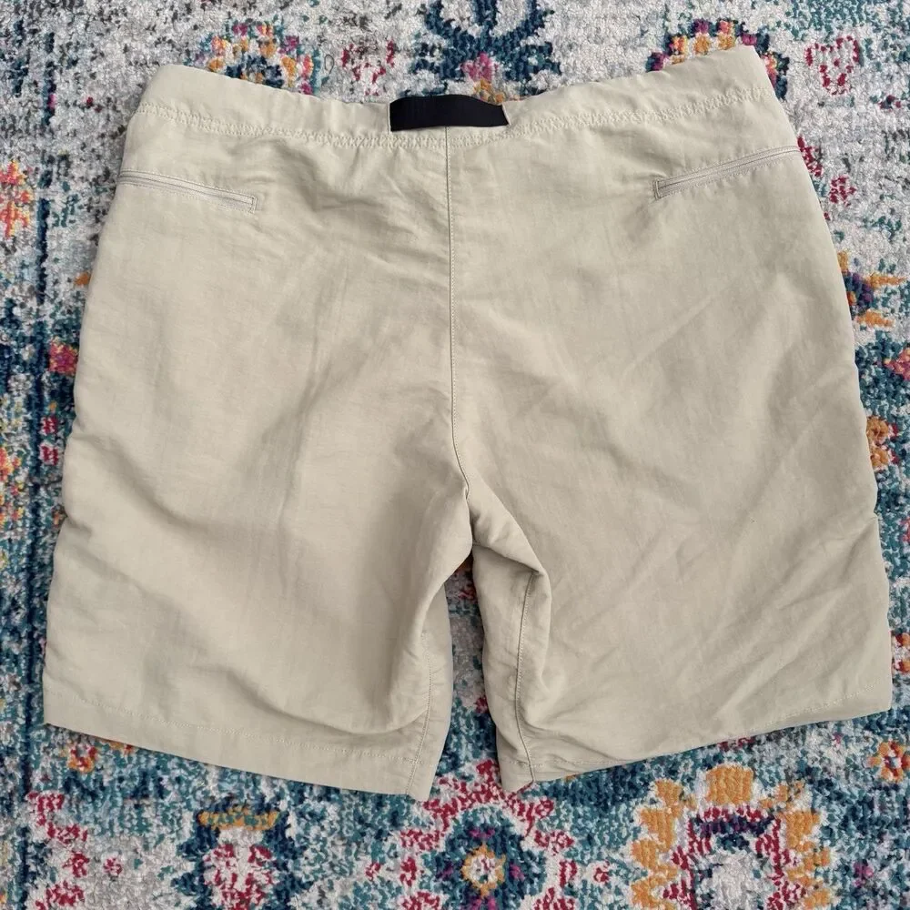 The North Face Paramount Trail Beige Belted Nylon Outdoor Short Size 38
